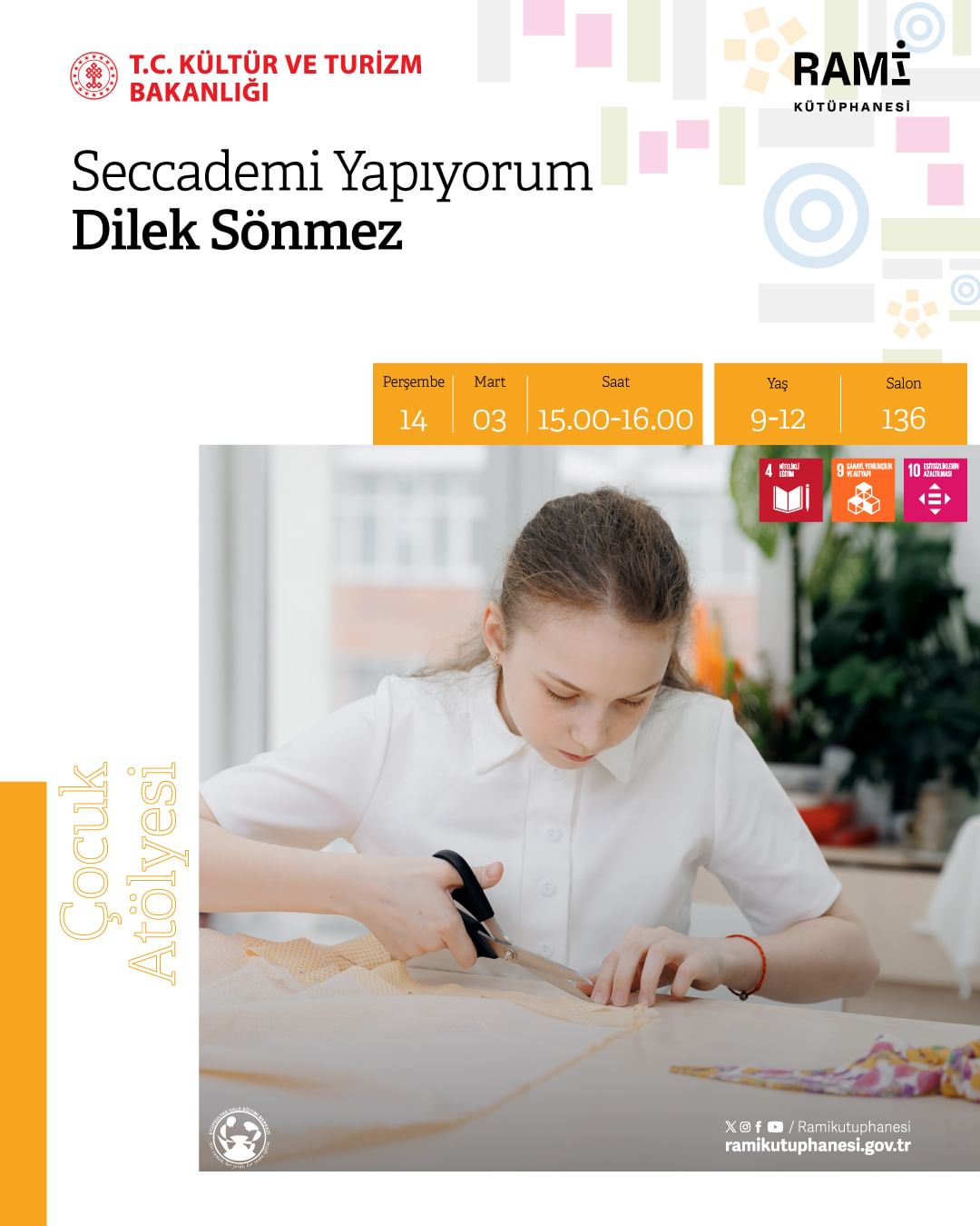 Rami Kütüphanesi - "Seccademi Yapıyorum" Çocuk Atölyesi: Dilek Sönmez